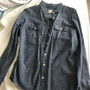 J crew denim button up